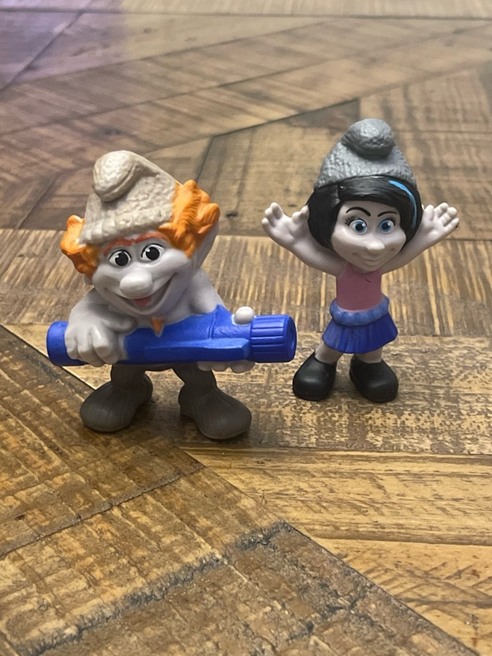 Collectible McDonald's Happy Meal toys the "Naughties" in The Smurfs 2